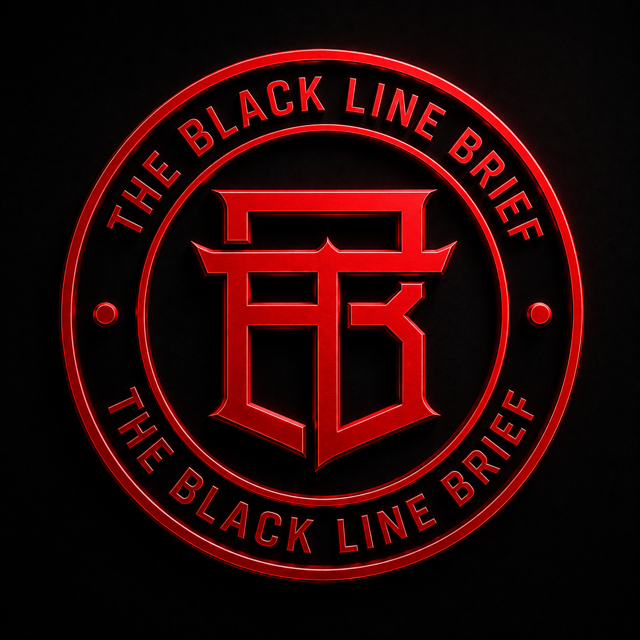 The Black Line Brief seal